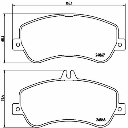 Brembo Disc Brake Pad Set P50086