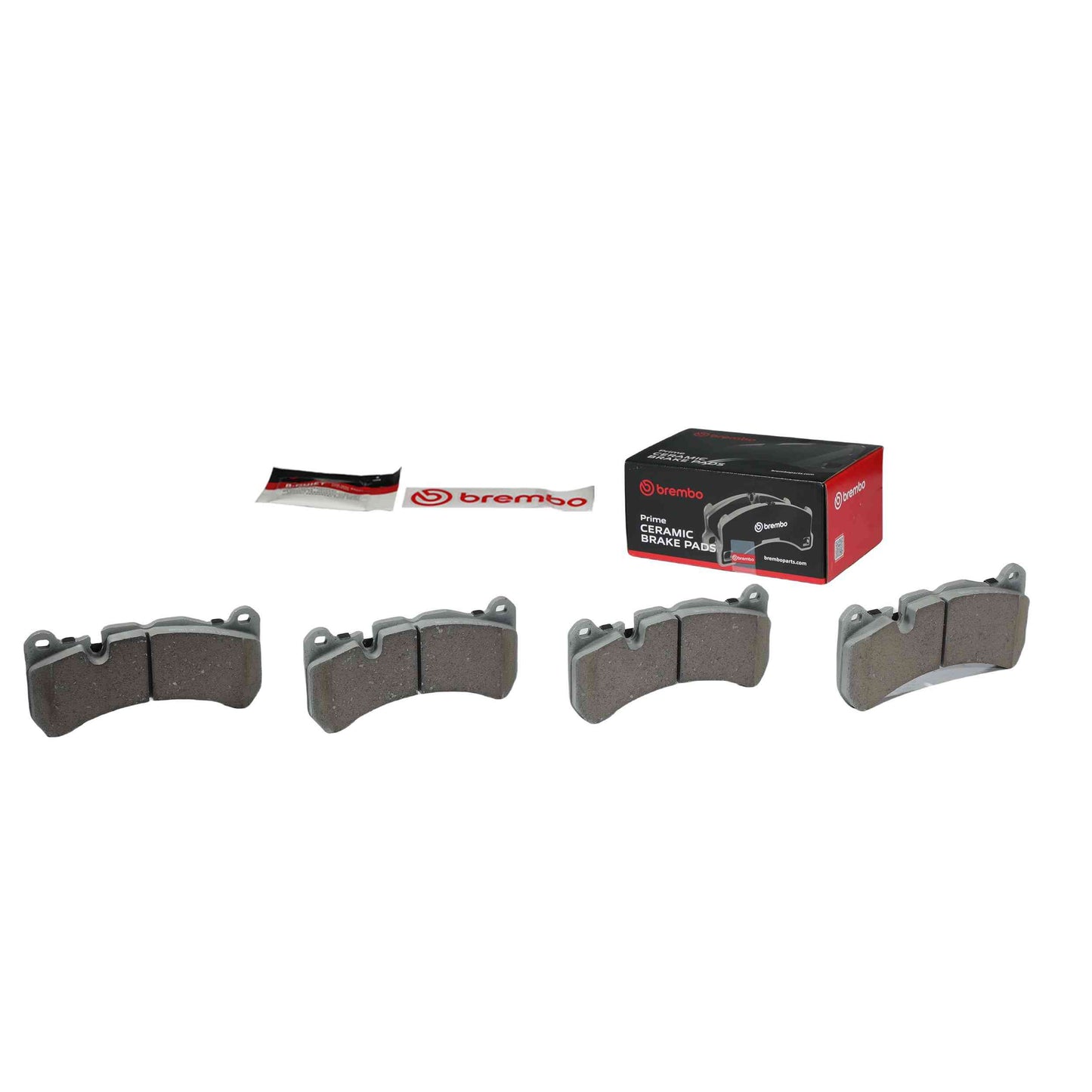 Brembo OE Brembo 05-06 Mercedes-Benz CLK55 AMG/07-08 CLK63 AMG Front Premium NAO Ceramic OE Equivalent Pad P50092N