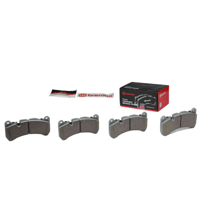 Brembo OE Brembo 05-06 Mercedes-Benz CLK55 AMG/07-08 CLK63 AMG Front Premium NAO Ceramic OE Equivalent Pad P50092N