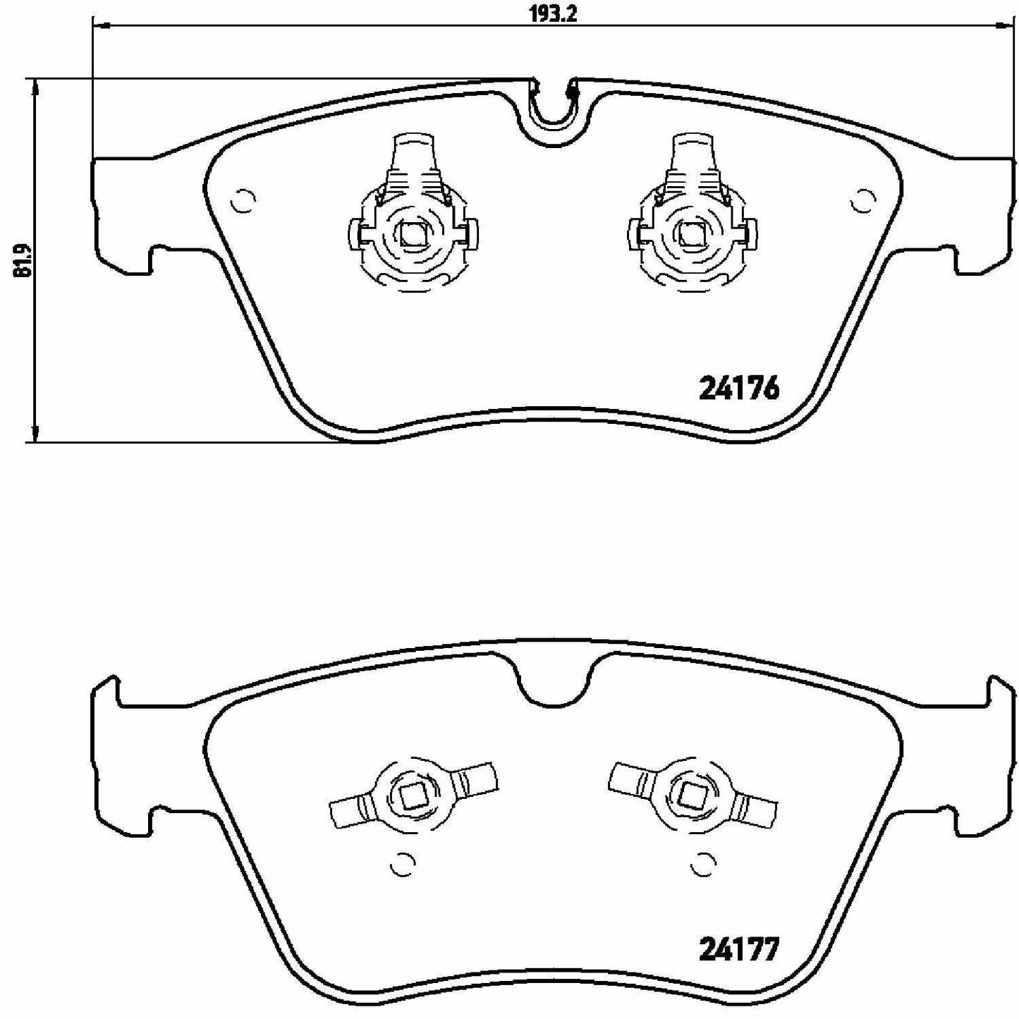 Brembo Disc Brake Pad Set P50105