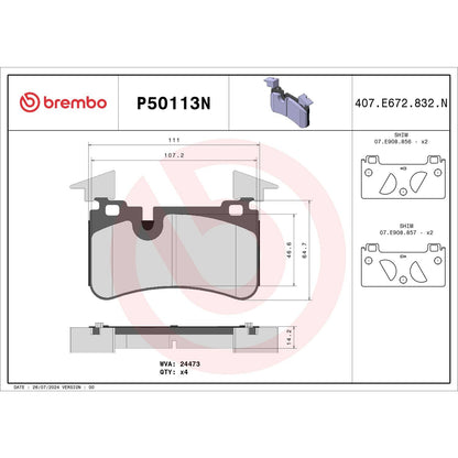 Brembo Disc Brake Pad