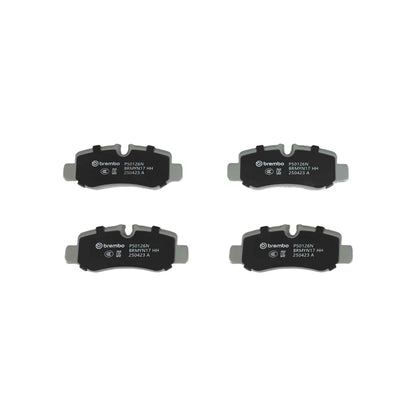 Brembo OE Brembo 16-20 Mercedes-Benz Metris Rear Premium NAO Ceramic OE Equivalent Pad P50126N