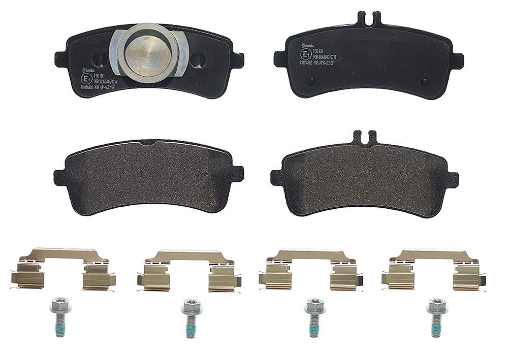 Brembo OE Brembo 2019 Mercedes-Benz AMG GT 63/AMG GT 63 S/14-19 S63 AMG Rear Premium Low-Met OE Equivalent Pad P50130