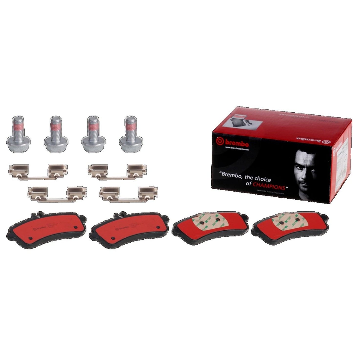 Brembo OE Brembo 13-19 Mercedes-Benz SL63 AMG/13-18 SL65 AMG Rear Premium NAO Ceramic OE Equivalent Pad P50132N