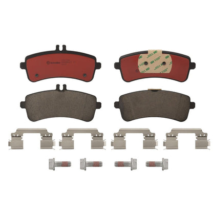 Brembo OE Brembo 13-19 Mercedes-Benz SL63 AMG/13-18 SL65 AMG Rear Premium NAO Ceramic OE Equivalent Pad P50132N
