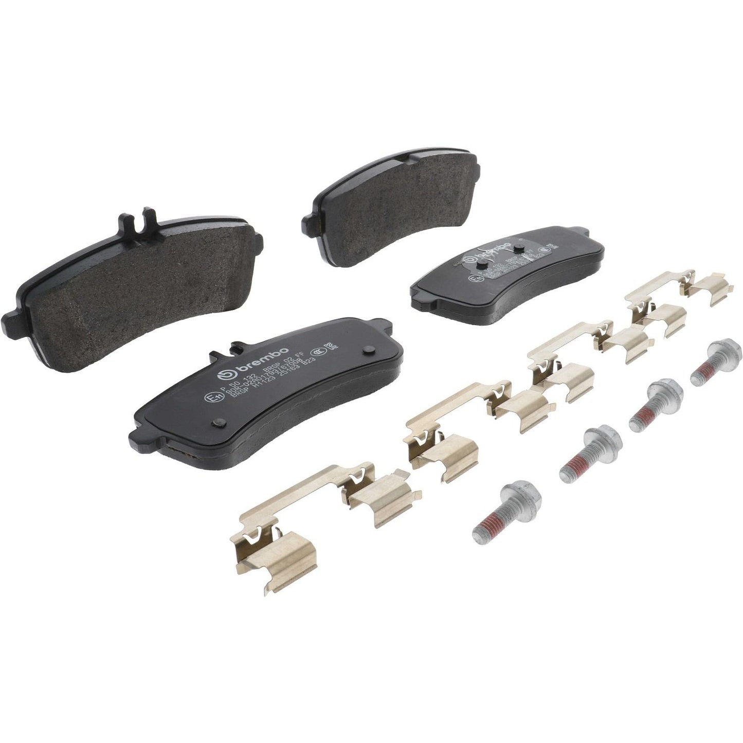 Brembo OE Brembo 13-19 Mercedes-Benz SL63 AMG/13-18 SL65 AMG Rear Premium Low-Met OE Equivalent Pad P50132
