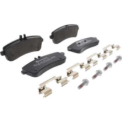 Brembo OE Brembo 13-19 Mercedes-Benz SL63 AMG/13-18 SL65 AMG Rear Premium Low-Met OE Equivalent Pad P50132