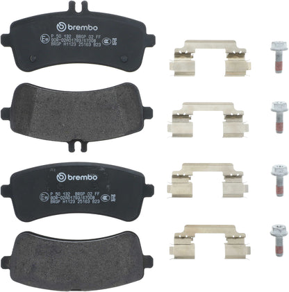 Brembo OE Brembo 13-19 Mercedes-Benz SL63 AMG/13-18 SL65 AMG Rear Premium Low-Met OE Equivalent Pad P50132