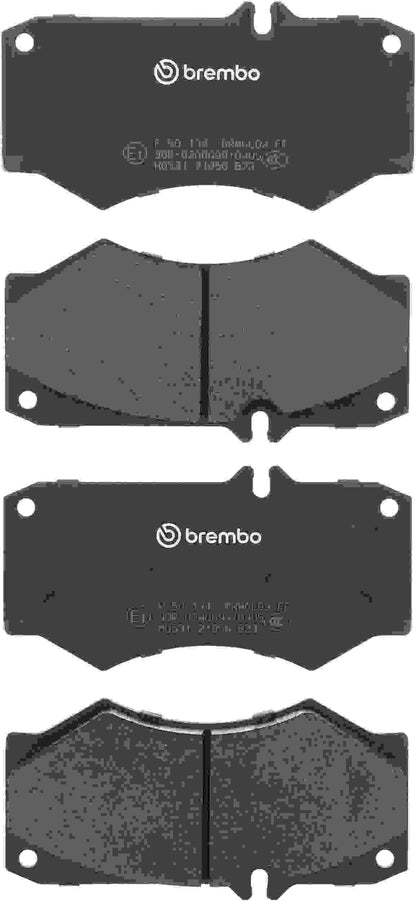Brembo OE Brembo 03-04 Mercedes-Benz G55 AMG/02-08 G500/09-18 G550 Front Premium Low-Met OE Equivalent Pad P50134