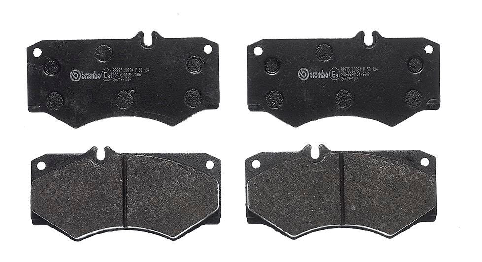 Brembo OE Brembo 03-04 Mercedes-Benz G55 AMG/02-08 G500/09-18 G550 Front Premium Low-Met OE Equivalent Pad P50134
