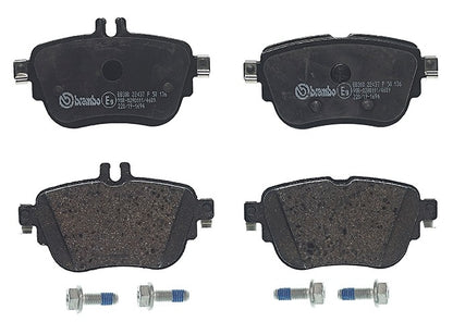 Brembo OE Brembo 17-19 Mercedes-Benz E300/2020 E350 Rear Premium Low-Met OE Equivalent Pad P50136