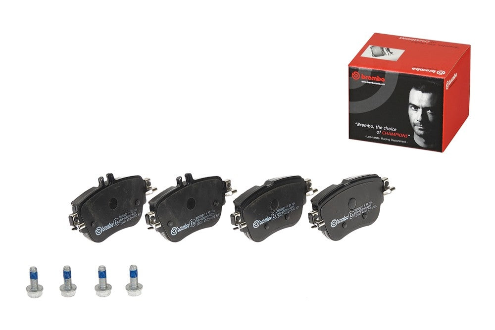 Brembo OE Brembo 17-19 Mercedes-Benz E300/2020 E350 Rear Premium Low-Met OE Equivalent Pad P50136