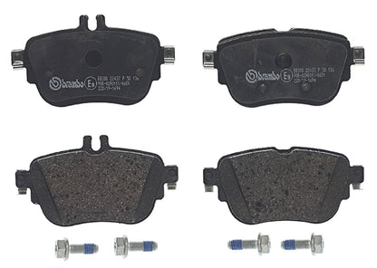 Brembo OE Brembo 17-19 Mercedes-Benz E300/2020 E350 Rear Premium Low-Met OE Equivalent Pad P50136