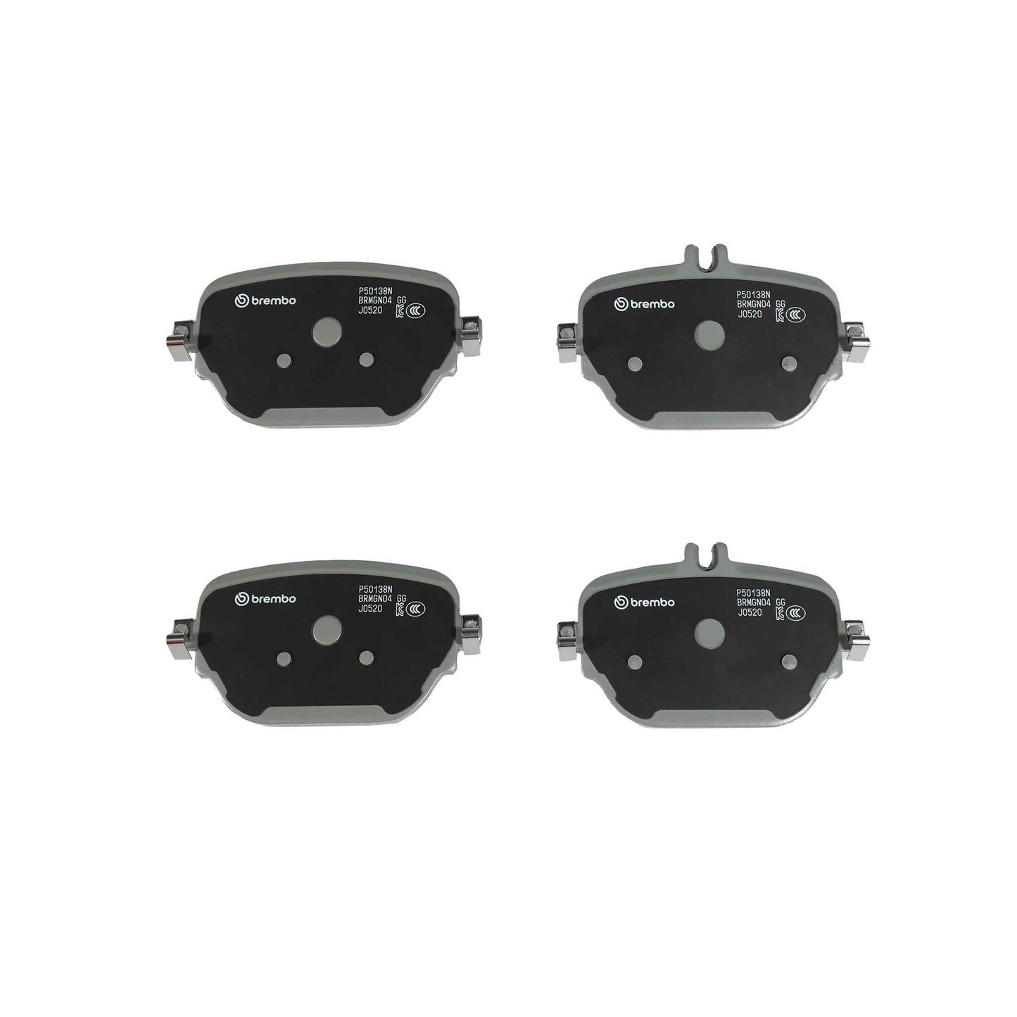 Brembo OE Brembo 2021 Mercedes-Benz E63 AMG S/ Mercedes-Benz GLC63 AMG Rear NAO Brake Pad P50138N