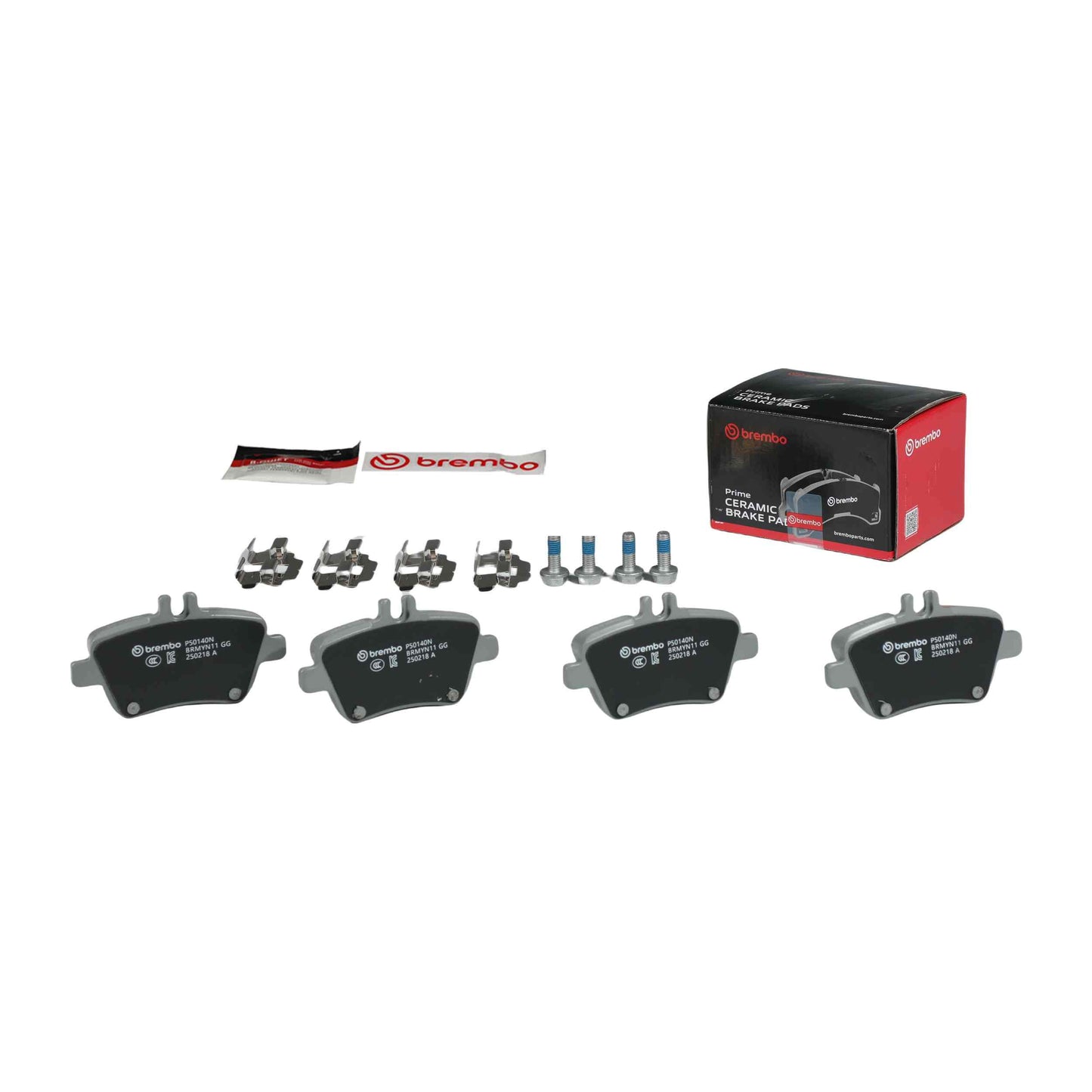 Brembo OE Brembo 17-19 Infiniti QX30 Premium NAO Ceramic OE Equivalent Pad - Rear P50140N
