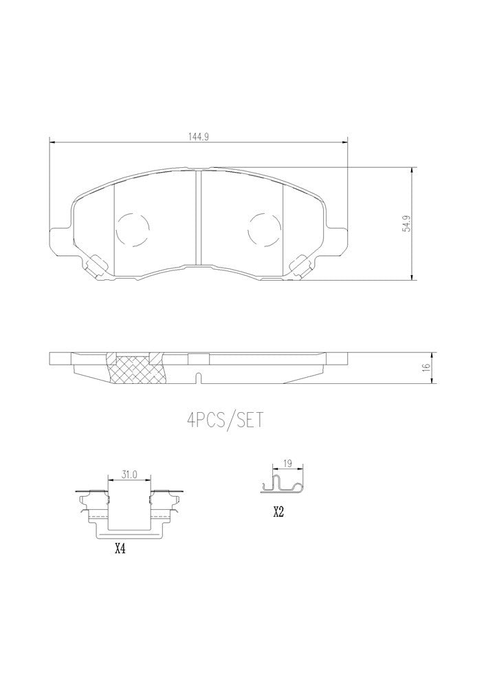 Brembo Disc Brake Pad