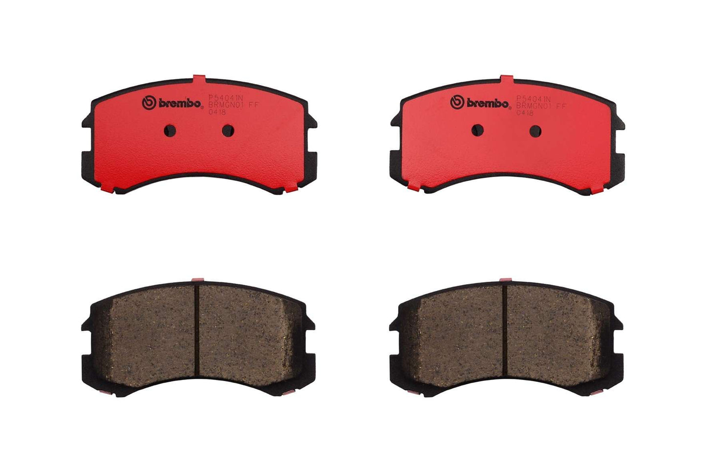 Brembo OE Brembo 02-07 Mitsubishi Lancer Front Premium NAO Ceramic OE Equivalent Pad P54041N