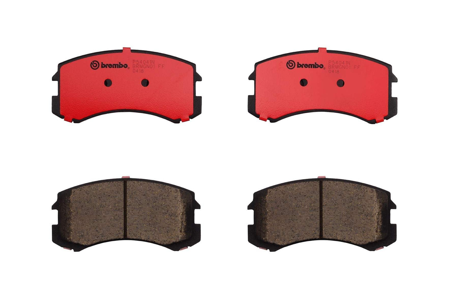 Brembo OE Brembo 02-07 Mitsubishi Lancer Front Premium NAO Ceramic OE Equivalent Pad P54041N