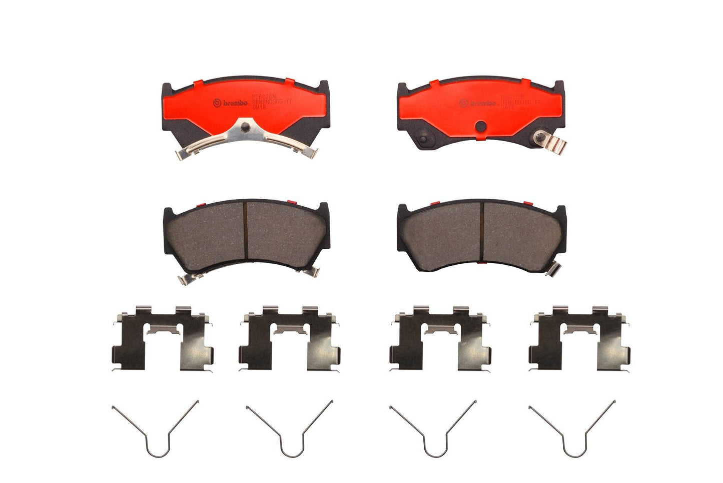 Brembo OE Brembo 95-98 Nissan 200SX/95-99 Sentra Front Premium NAO Ceramic OE Equivalent Pad P56026N