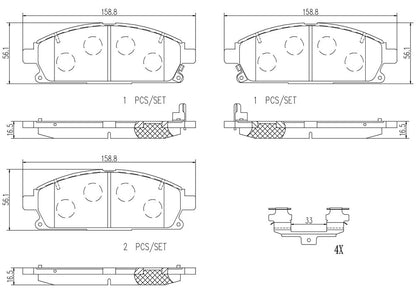 Brembo Disc Brake Pad