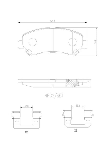 Brembo Disc Brake Pad