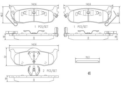 Brembo Disc Brake Pad