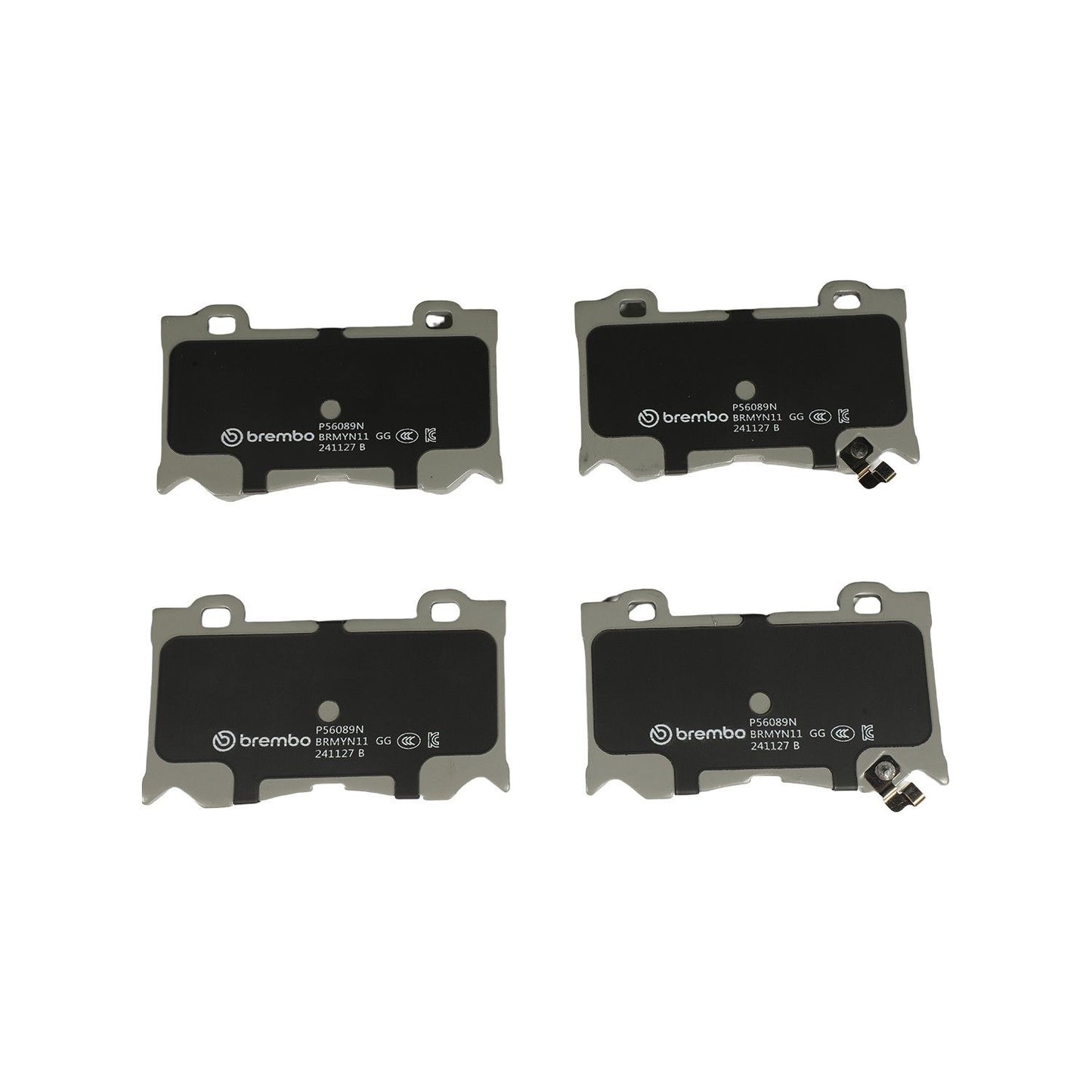 Brembo OE Brembo 09-13 Infiniti FX50 Premium NAO Ceramic OE Equivalent Pad - Front P56089N