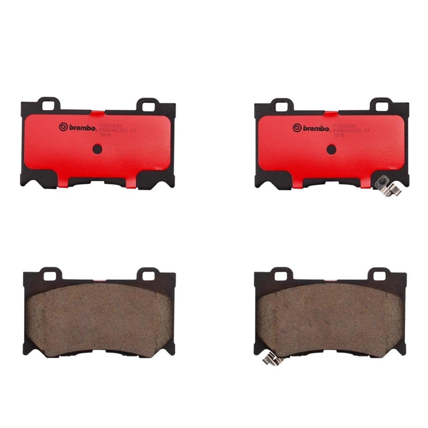 Brembo OE Brembo 09-13 Infiniti FX50 Premium NAO Ceramic OE Equivalent Pad - Front P56089N