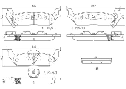 Brembo Disc Brake Pad