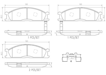 Brembo Disc Brake Pad