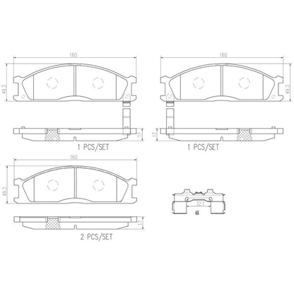 Brembo Disc Brake Pad