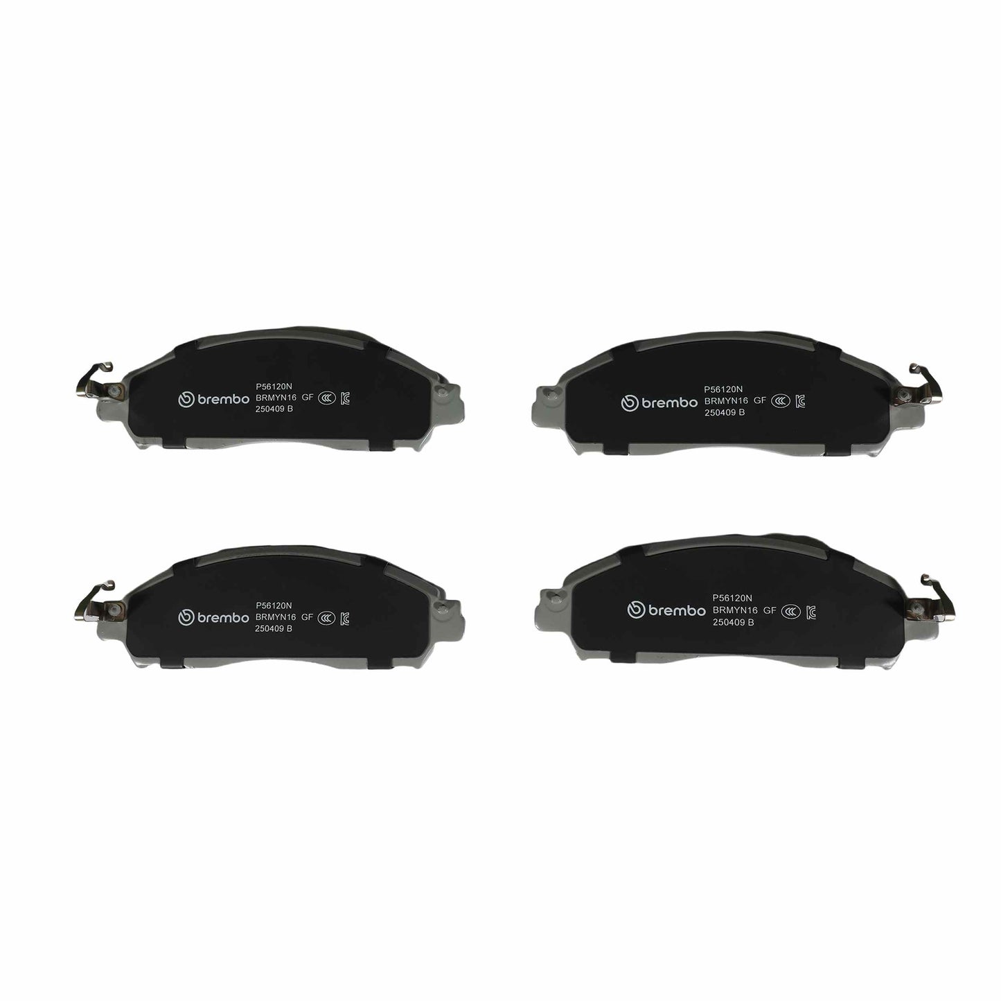 Brembo OE Brembo 18-19 Nissan Leaf Front Premium NAO Ceramic OE Equivalent Pad P56120N