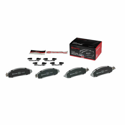 Brembo OE Brembo 18-19 Nissan Leaf Front Premium NAO Ceramic OE Equivalent Pad P56120N