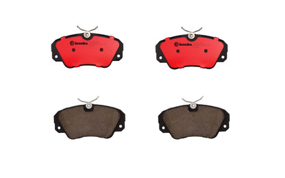 Brembo OE Brembo 97-01 Cadillac Catera Front Premium NAO Ceramic OE Equivalent Pad P59016N