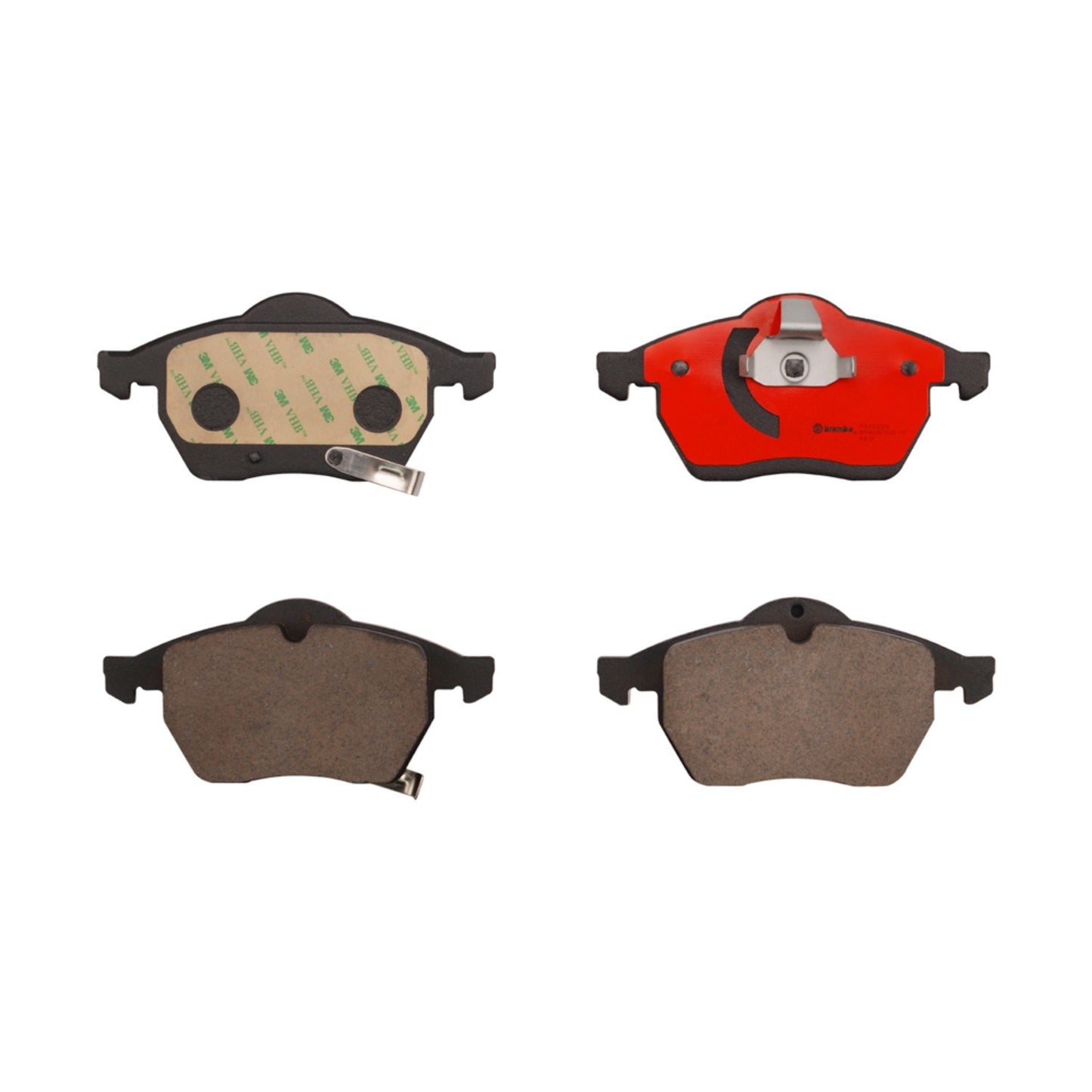 Brembo OE Brembo 1998 Saab 900 Front Premium NAO Ceramic OE Equivalent Pad P59029N