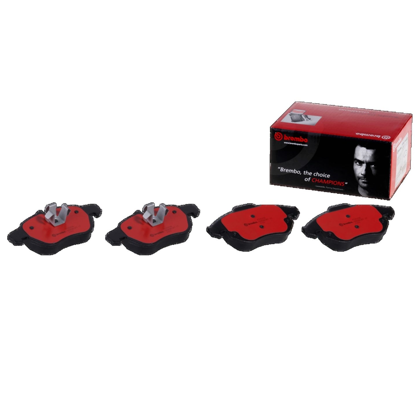 Brembo OE Brembo 03-11 Saab 9-3/10-11 9-3X Front Premium NAO Ceramic OE Equivalent Pad P59043N