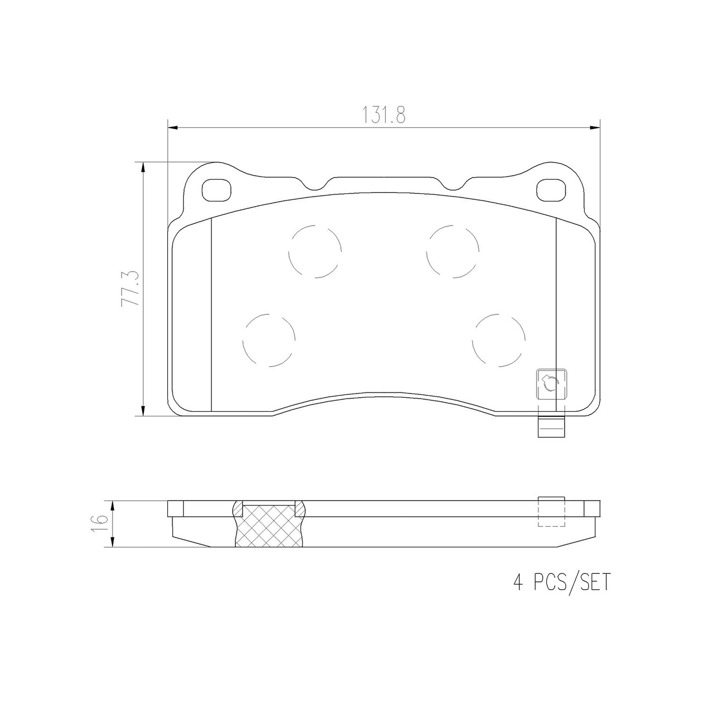 Brembo Disc Brake Pad Set P59079N