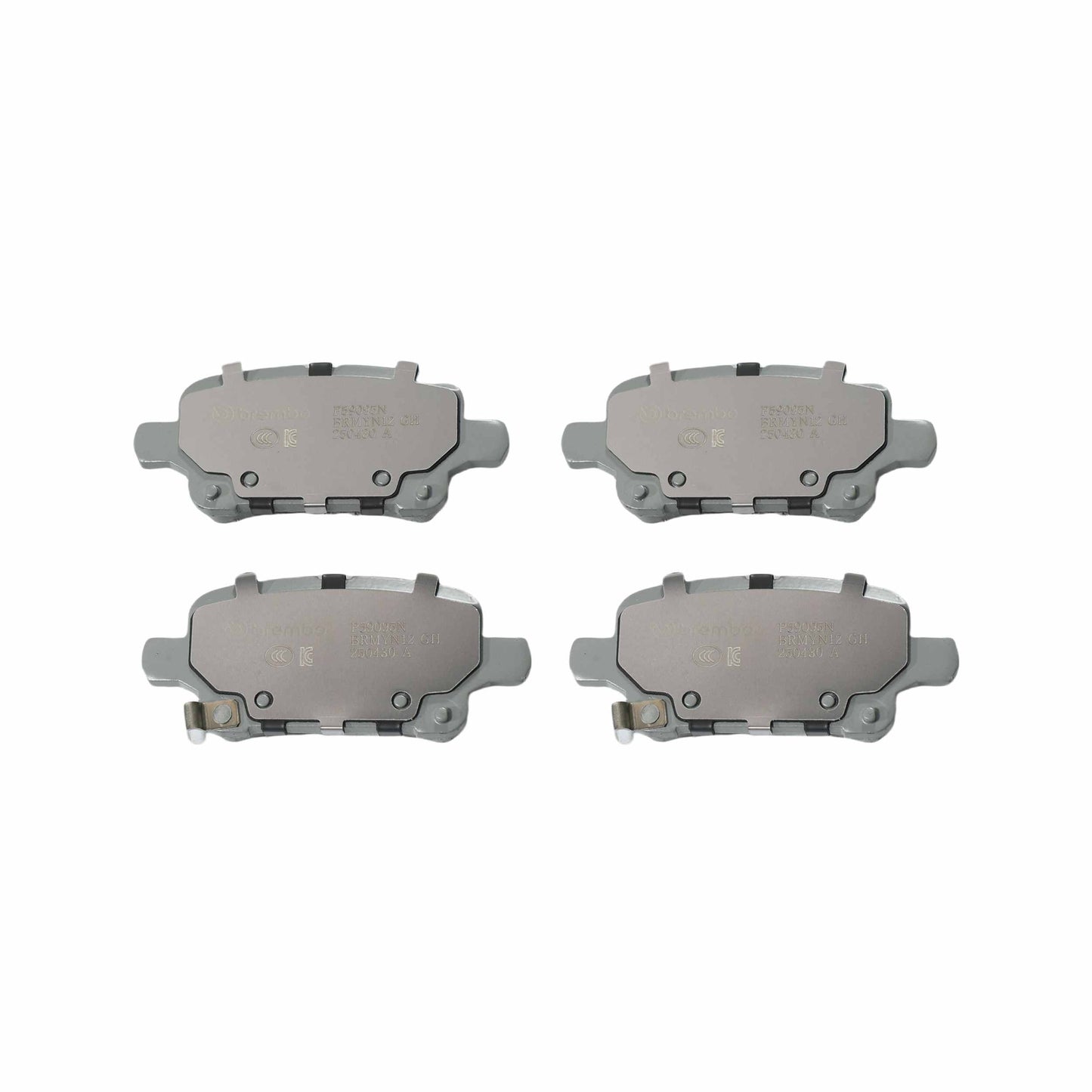 Brembo OE Brembo 18-20 Chevrolet Equinox/ GMC Terrain/ Chevrolet Malibu Rear NAO Brake Pad P59095N
