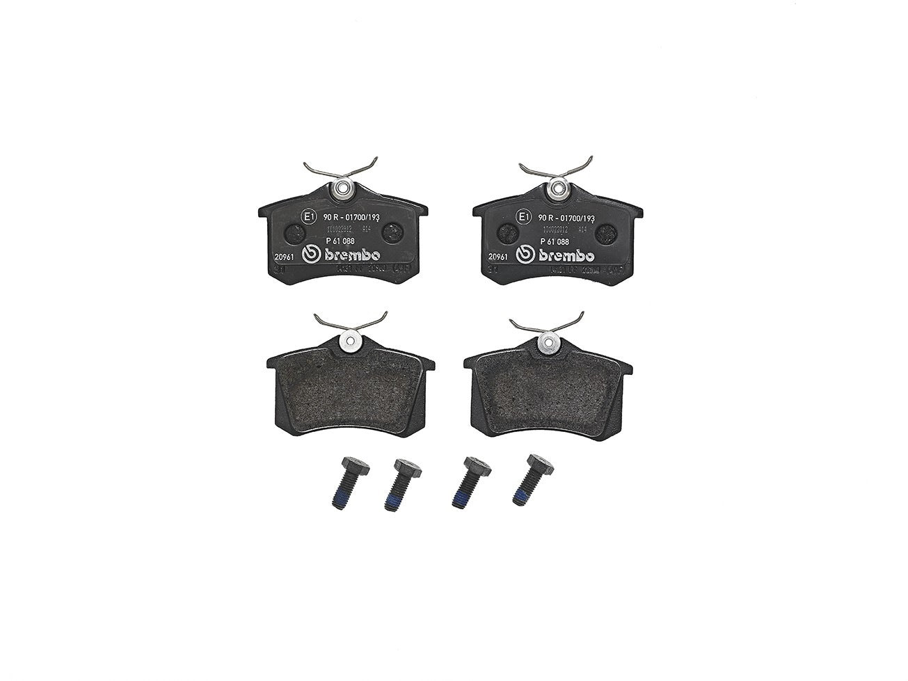 Brembo Disc Brake Pad Set P61088