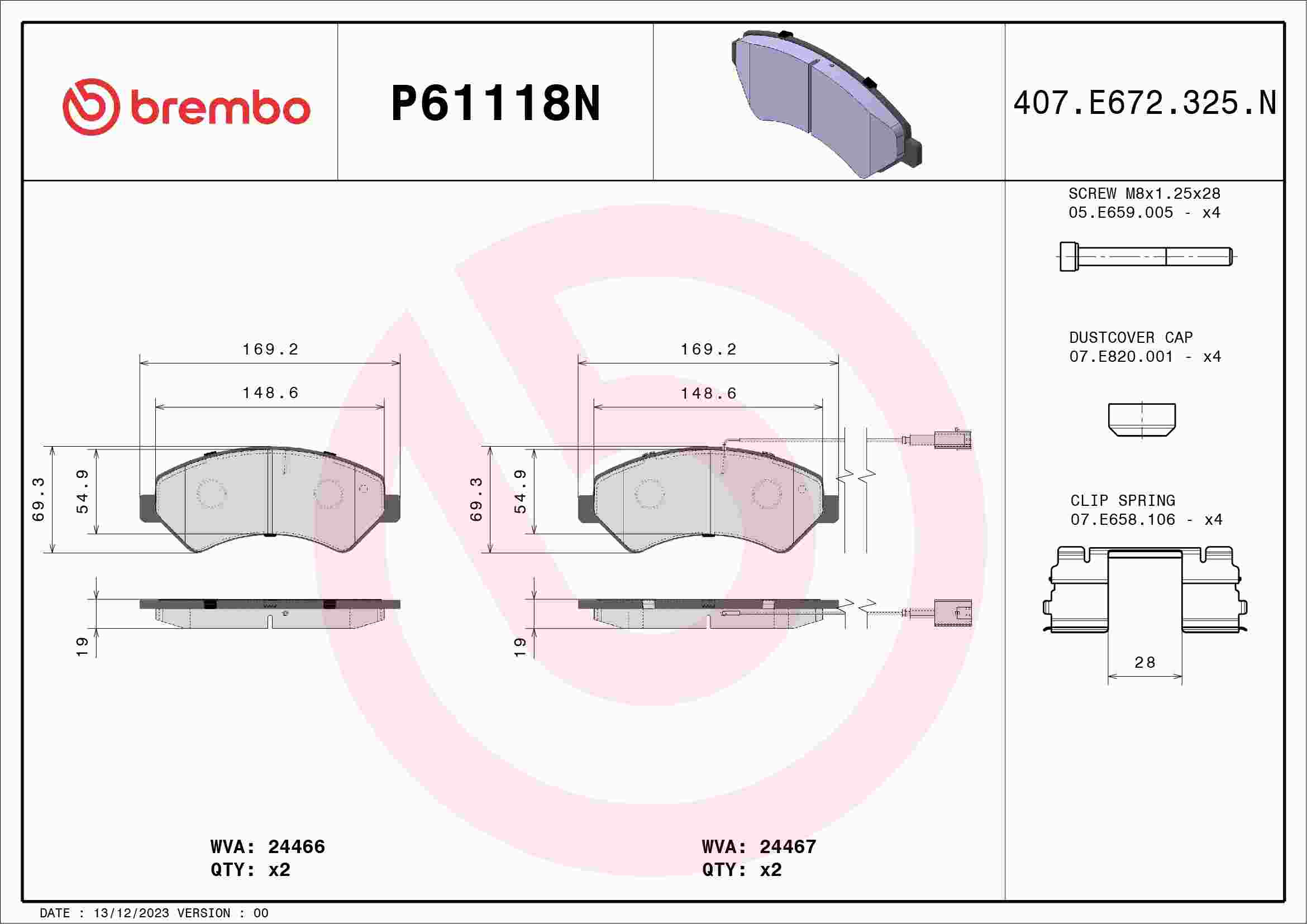 Brembo P61118N