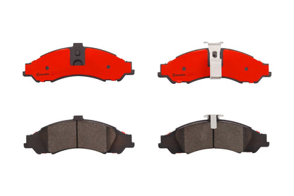 Brembo OE Brembo 2004 Pontiac GTO Front Premium NAO Ceramic OE Equivalent Pad P64002N