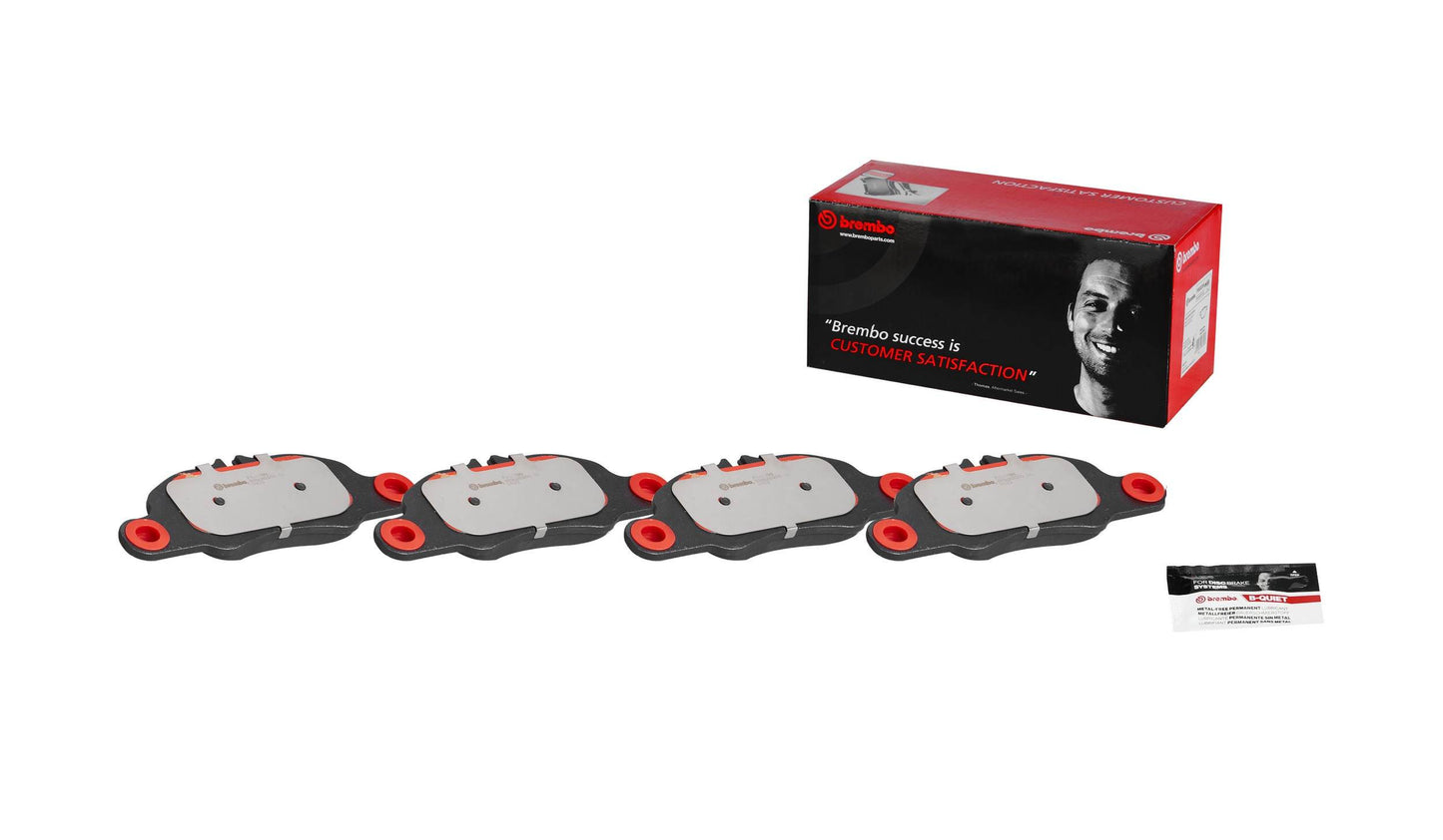 Brembo OE Brembo 09-16 Porsche 911/13-16 Boxster/14-16 Cayman Front Premium NAO Ceramic OE Equivalent Pad P65019N