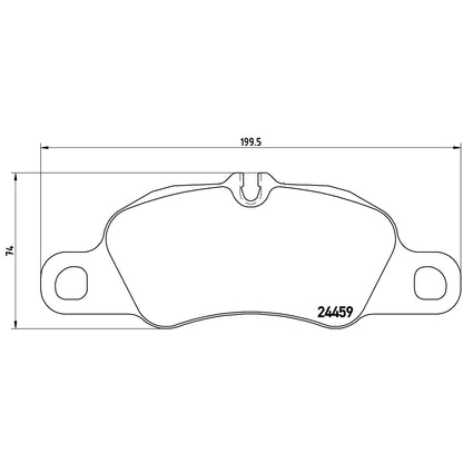 Brembo Disc Brake Pad Set P65019