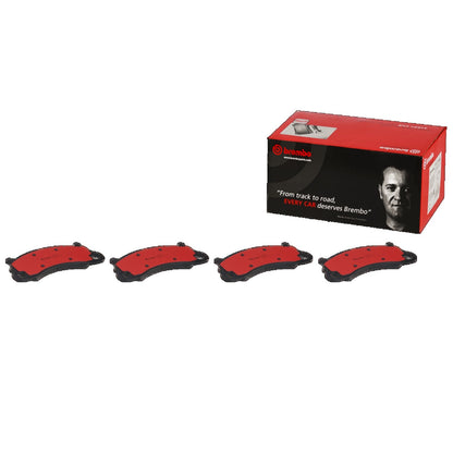 Brembo OE Brembo 12-16 Porsche 911/2016 Boxster Front Premium NAO Ceramic OE Equivalent Pad P65025N