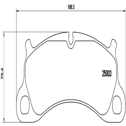 Brembo Disc Brake Pad Set P65025