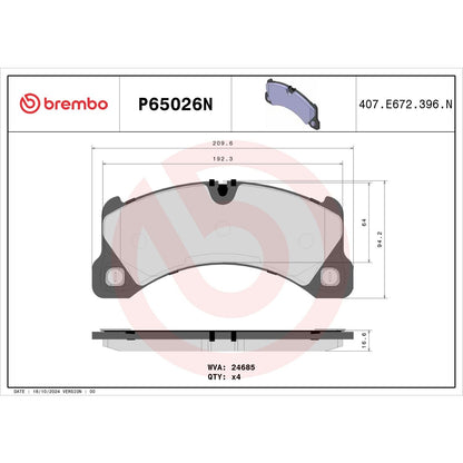 Brembo Disc Brake Pad