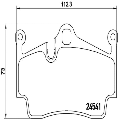 Brembo Disc Brake Pad Set P65028