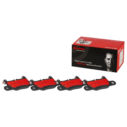 Brembo OE Brembo 12-19 Porsche 911 Rear Premium NAO Ceramic OE Equivalent Pad P65031N