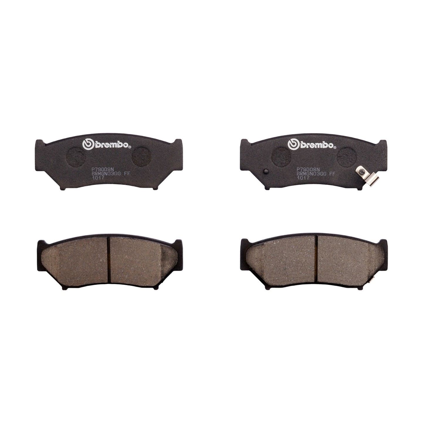 Brembo OE Brembo 98-04 Chevy Tracker/96-97 Geo Tracker Front Premium NAO Ceramic OE Equivalent Pad P79008N
