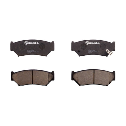 Brembo OE Brembo 98-04 Chevy Tracker/96-97 Geo Tracker Front Premium NAO Ceramic OE Equivalent Pad P79008N